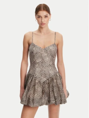 Bardot Sukienka koktajlowa 59794DB1 Brązowy Regular Fit