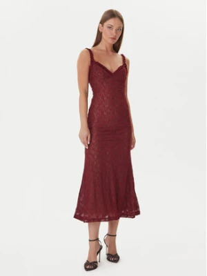 Bardot Sukienka koktajlowa Alegra Stretch Lace 59964DB Bordowy Regular Fit