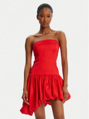 Bardot Sukienka koktajlowa Alyna Straples Mini 59981DB Czerwony Slim Fit