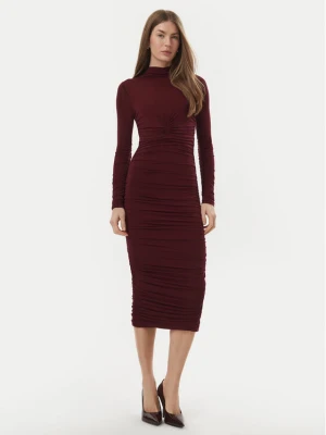 Bardot Sukienka koktajlowa Amera 60772DB Bordowy Slim Fit