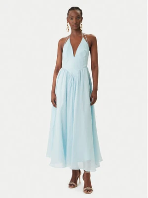 Bardot Sukienka koktajlowa Arletha Halter 59963DB3 Błękitny Regular Fit