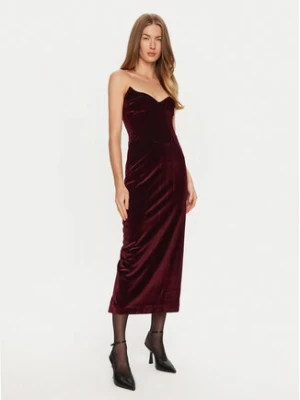 BARDOT Sukienka koktajlowa Camelia 59535DB Bordowy Slim Fit