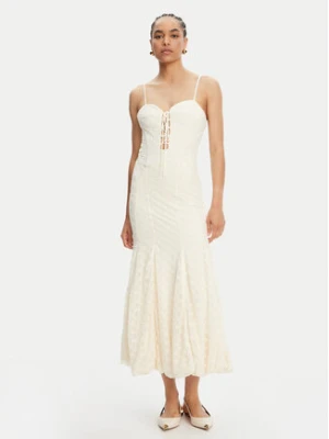 BARDOT Sukienka koktajlowa Delaney 59928DB Beżowy Regular Fit