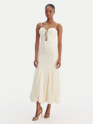 Bardot Sukienka koktajlowa Delaney 59928DB Beżowy Regular Fit