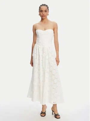 BARDOT Sukienka koktajlowa Estie 59786DB2 Biały Regular Fit