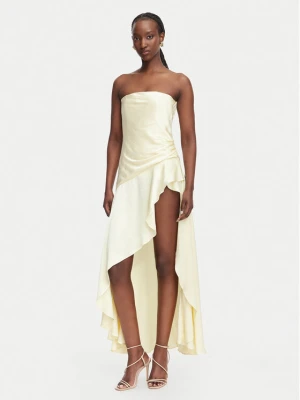 Bardot Sukienka koktajlowa Lorenza 59266DB Beżowy jasny Slim Fit