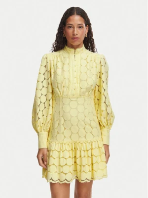 Bardot Sukienka koktajlowa Remy 58421DB7 Żółty jasny Regular Fit