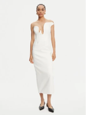 BARDOT Sukienka koktajlowa Rosalyn 59733DB Biały Regular Fit