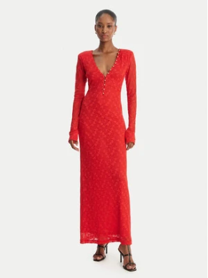 Bardot Sukienka koktajlowa Zenia 60239DB Czerwony Slim Fit