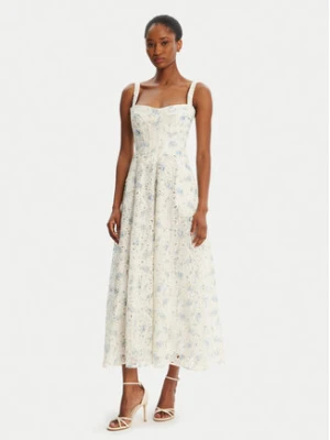 BARDOT Sukienka letnia Adaline Broderie 58655DB3 Biały Regular Fit