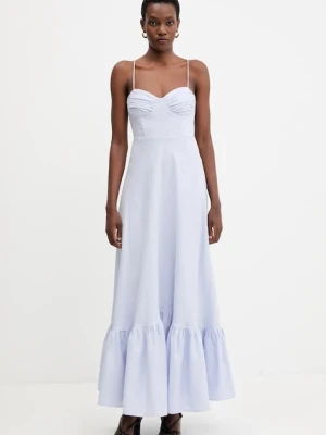 Bardot sukienka lniana