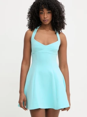 Bardot sukienka rozkloszowana