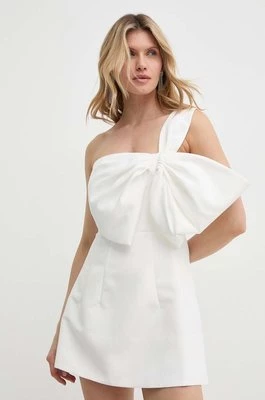 Bardot sukienka ślubna BELLA kolor biały mini rozkloszowana 58524DB