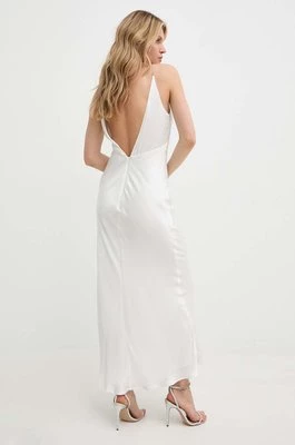 Bardot sukienka ślubna CAPRI kolor biały maxi rozkloszowana 58316DB