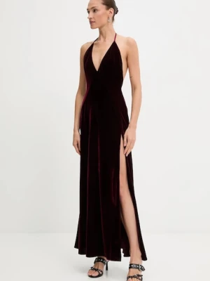 Bardot sukienka welurowa