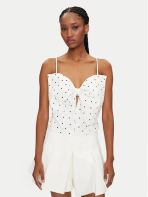 BARDOT Top Vieda 59755TB Biały Regular Fit