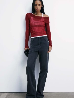 Bardzo cienki wełniany sweter z dekoltem w łódkę PATRIZIA PEPE