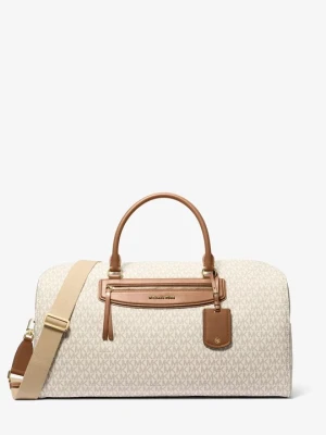 Bardzo duża podróżna torba weekendowa Jet Set z charakterystycznym logo Michael Kors