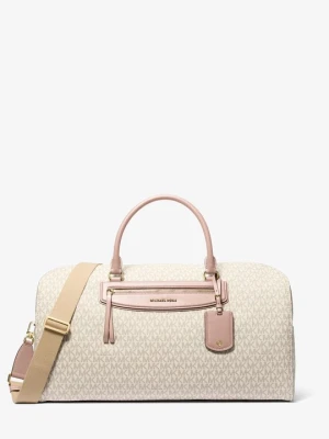 Bardzo duża podróżna torba weekendowa Jet Set z charakterystycznym logo Michael Kors