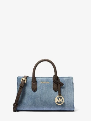 Bardzo mała denimowa torebka Scarlett do przewieszenia przez ramię Michael Kors