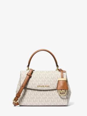 Bardzo mała torebka Ava do przewieszenia przez ramię z charakterystycznym logo Michael Kors