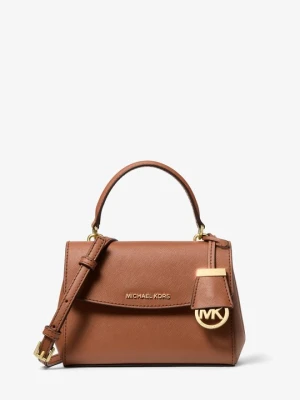 Bardzo mała torebka do przewieszenia przez ramię Ava ze skóry saffiano Michael Kors BRĄZOWY (Brązowy)