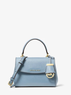 Bardzo mała torebka do przewieszenia przez ramię Ava ze skóry saffiano Michael Kors CHAMBRAY (Niebieski)