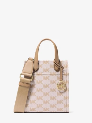 Bardzo mała torebka do przewieszenia przez ramię Gigi z żakardowym logo Michael Kors