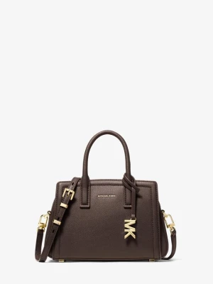 Bardzo mała torebka do przewieszenia przez ramię Laila ze skóry Michael Kors CZEKOLADOWY (Brązowy)