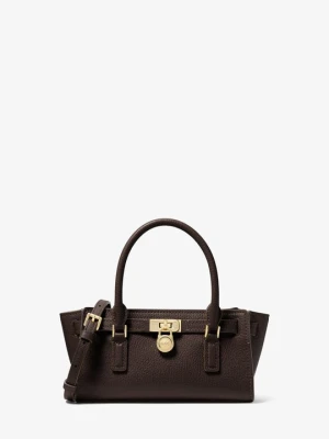 Bardzo mała torebka Hamilton Moderne do przewieszenia przez ramię ze skóry Michael Kors CZEKOLADOWY (Brązowy)