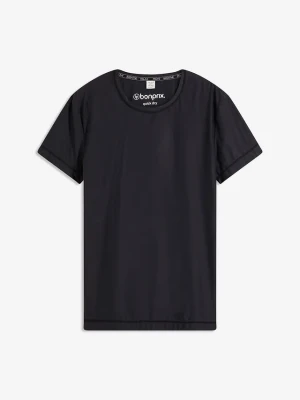 Bardzo miękki T-shirt funkcyjny, szybkoschnący BonPrix czarny