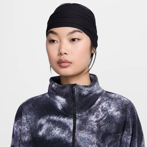 Bardzo szeroka opaska na głowę Dri-FIT Nike Fury Elevate - Czerń