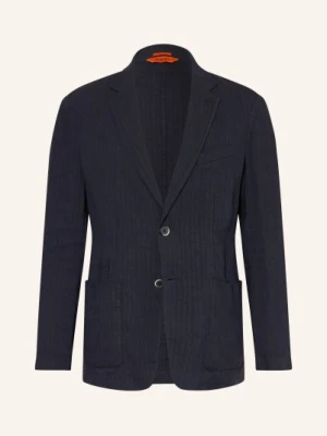 Barena Venezia Marynarka Giacca Borgo Slim Fit Z Lnem blau