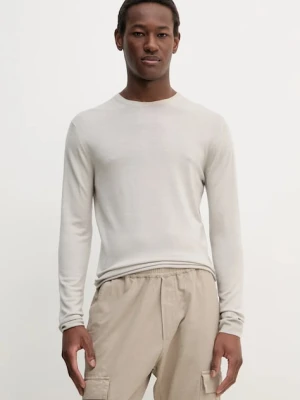 BARENA VENEZIA sweter wełniany Camicia Mola męski kolor beżowy lekki KNU5111.429