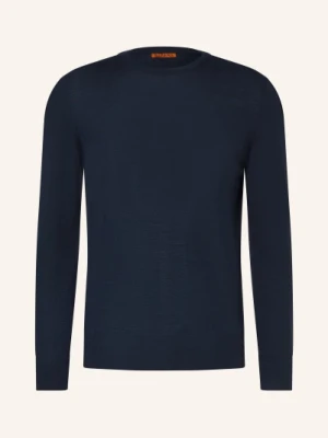 Barena Venezia Sweter Z Wełny Merynosowej blau