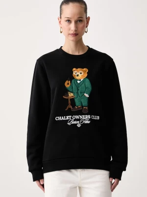 Baron Filou bluza z bawełną czarny