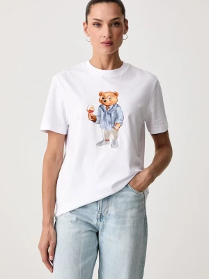 Baron Filou T-shirt bawełniany biały