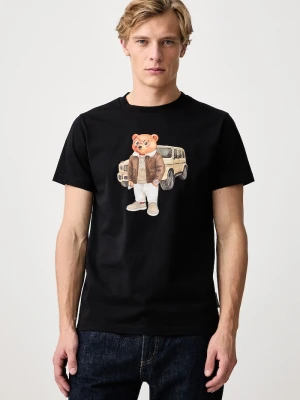Baron Filou T-shirt bawełniany czarny