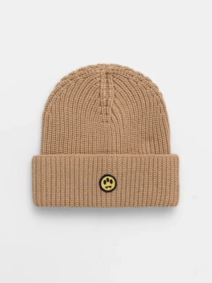 Barrow czapka z dodatkiem wełny kolor beżowy F5BWUAHT094