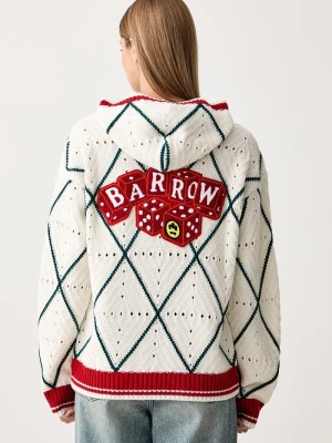 Barrow sweter z dodatkiem wełny beżowy