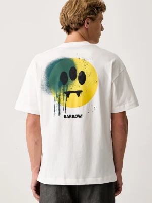 Barrow T-shirt bawełniany biały