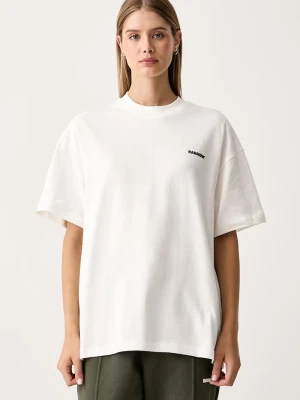 Barrow T-shirt bawełniany biały