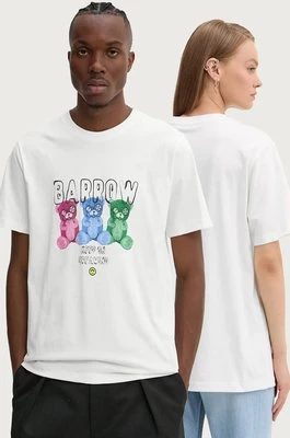 Barrow t-shirt bawełniany kolor beżowy z nadrukiem F4BWUATH061