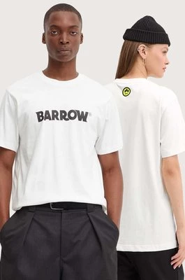 Barrow t-shirt bawełniany kolor beżowy z nadrukiem F4BWUATH144