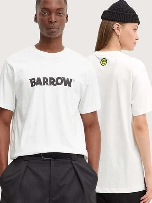 Barrow t-shirt bawełniany kolor beżowy z nadrukiem F4BWUATH144