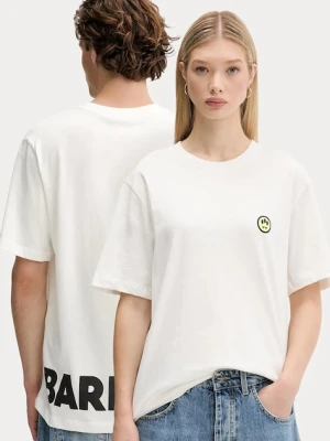 Barrow t-shirt bawełniany kolor beżowy z nadrukiem F5BWUATH059