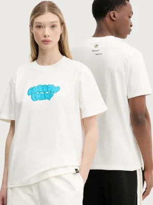 Barrow t-shirt bawełniany kolor biały z nadrukiem S5BWUATH148