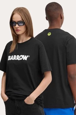 Barrow t-shirt bawełniany kolor czarny z nadrukiem F4BWUATH144