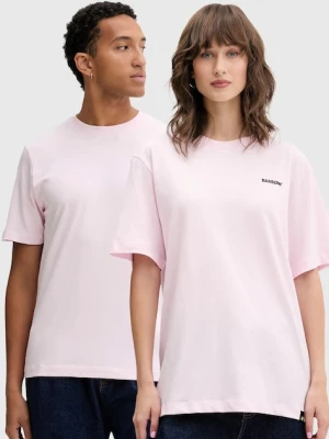 Barrow t-shirt bawełniany kolor różowy z nadrukiem F5BWUATH070