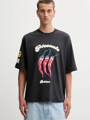 Barrow t-shirt bawełniany kolor szary wzorzysty F5BWUATH079